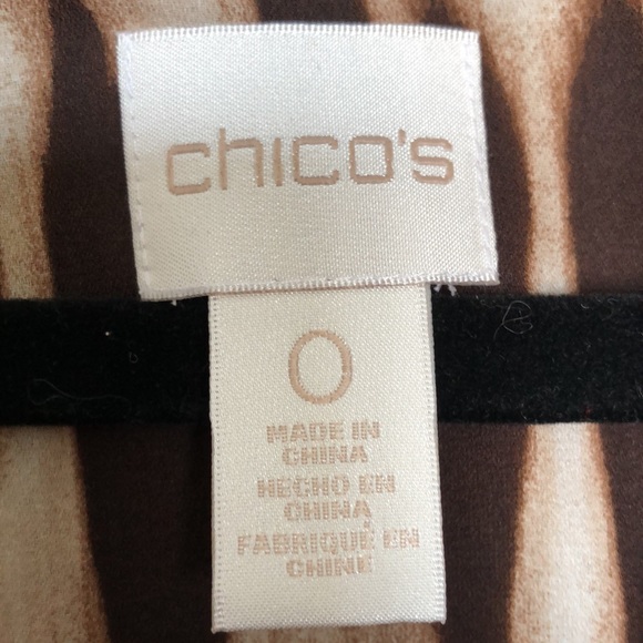 Chico’s animal print top! - Picture 5 of 12